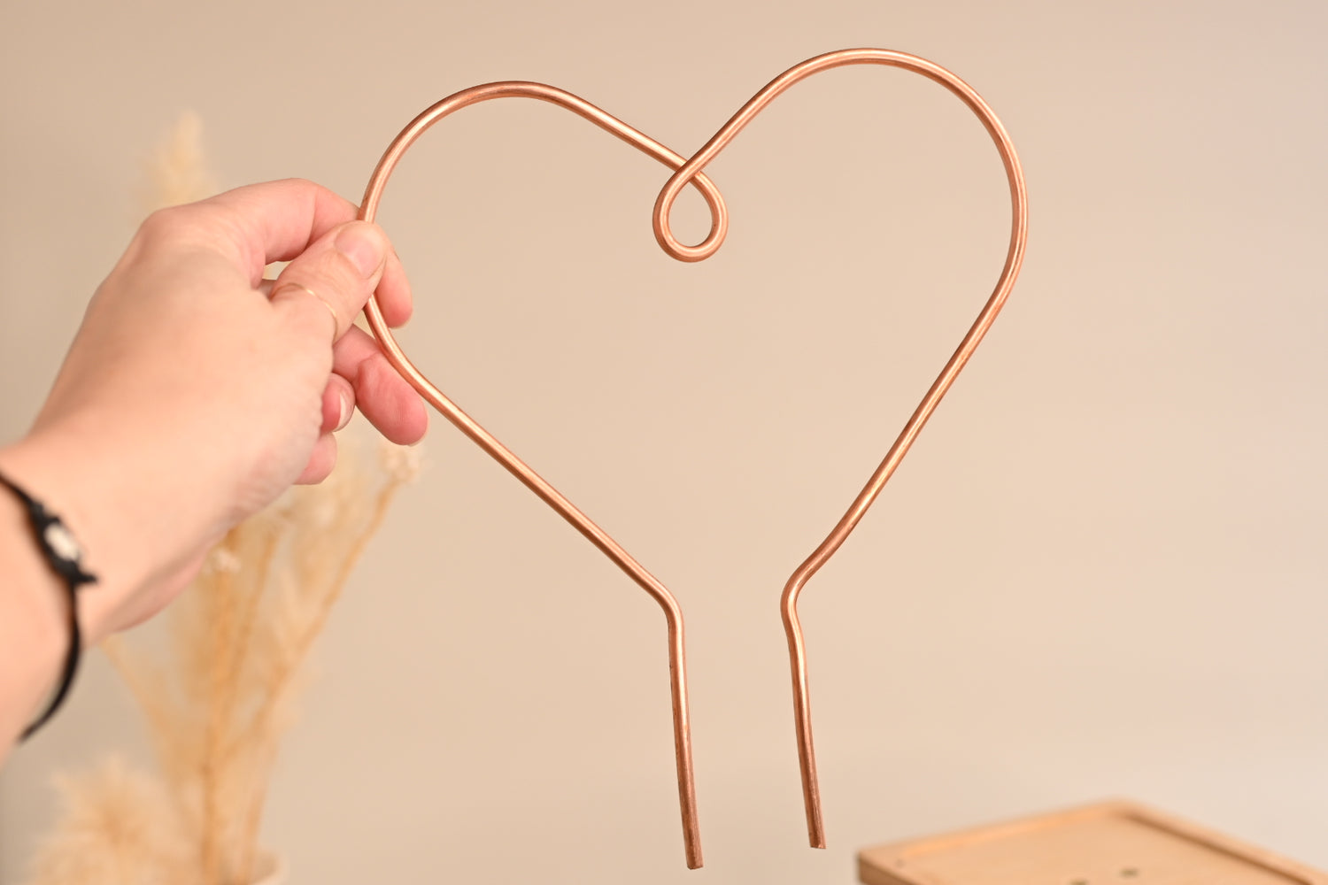 Heart Copper Plant Trellis