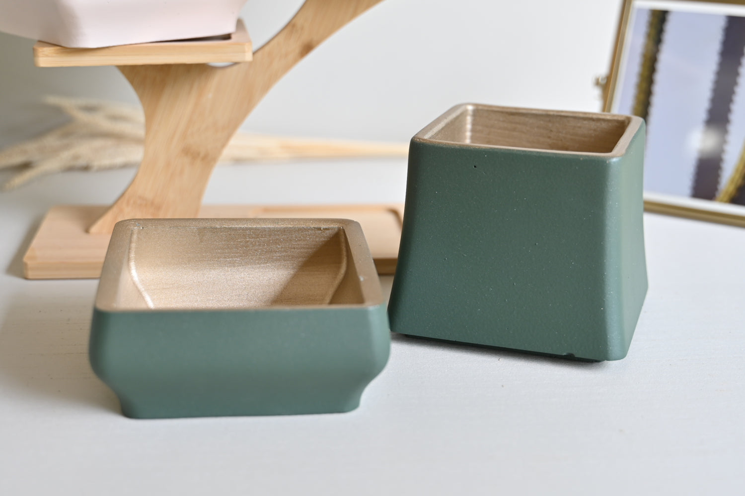 Belle - Self-Watering Concrete Planter