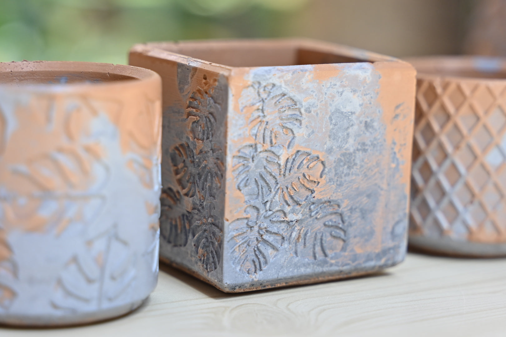 2" Mini Planter Set – 4 One-Of-A-Kind Starter Pots