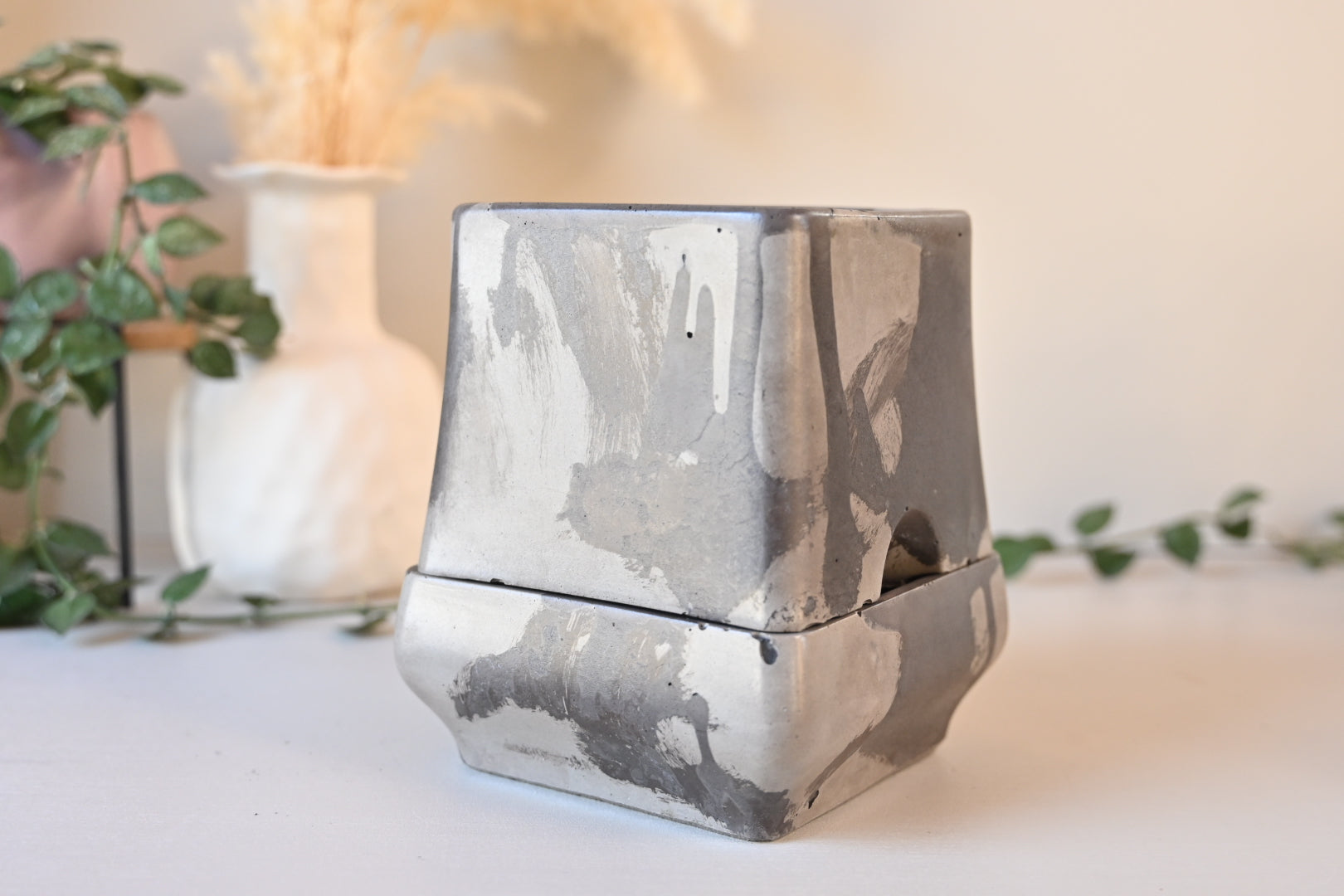 Belle Self-Watering - One-of-a-Kind Handmade Planter