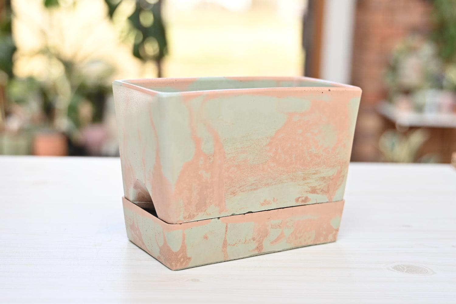 Self Watering Rectangle Planter Box 7X4