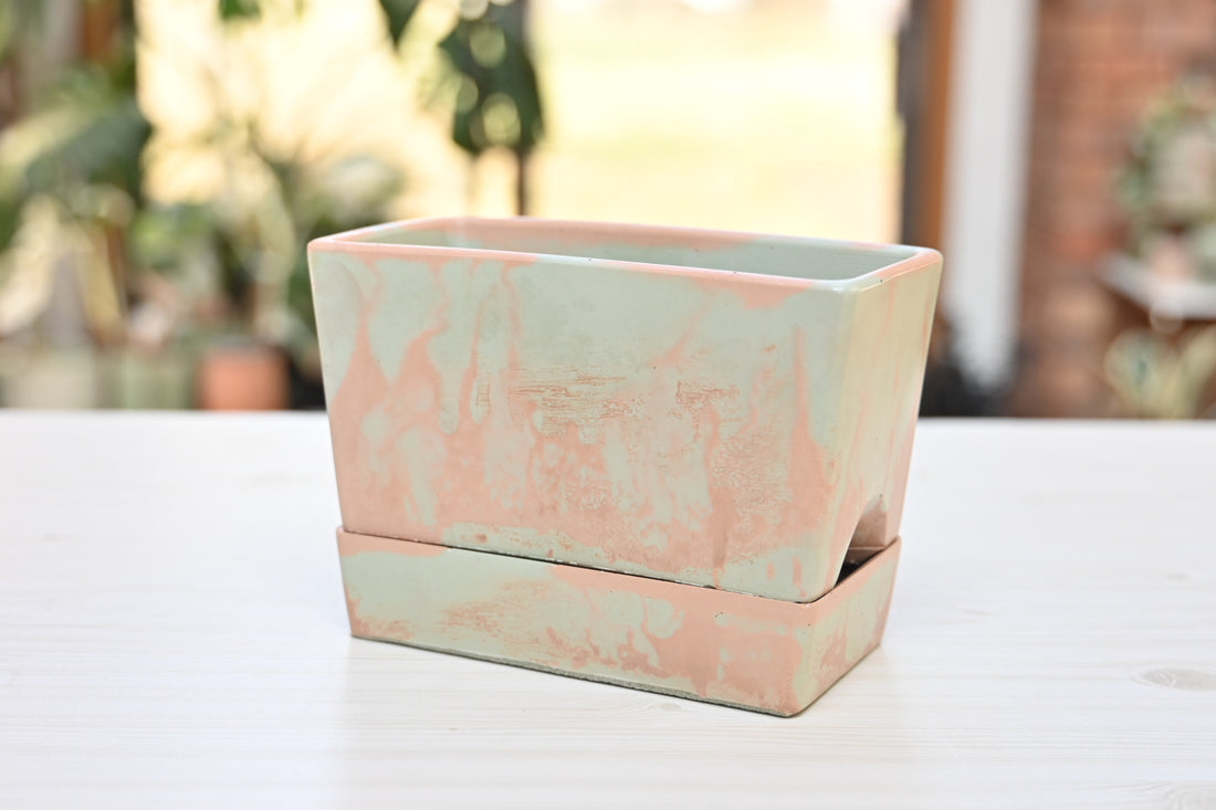 Self Watering Rectangle Planter Box 7X4