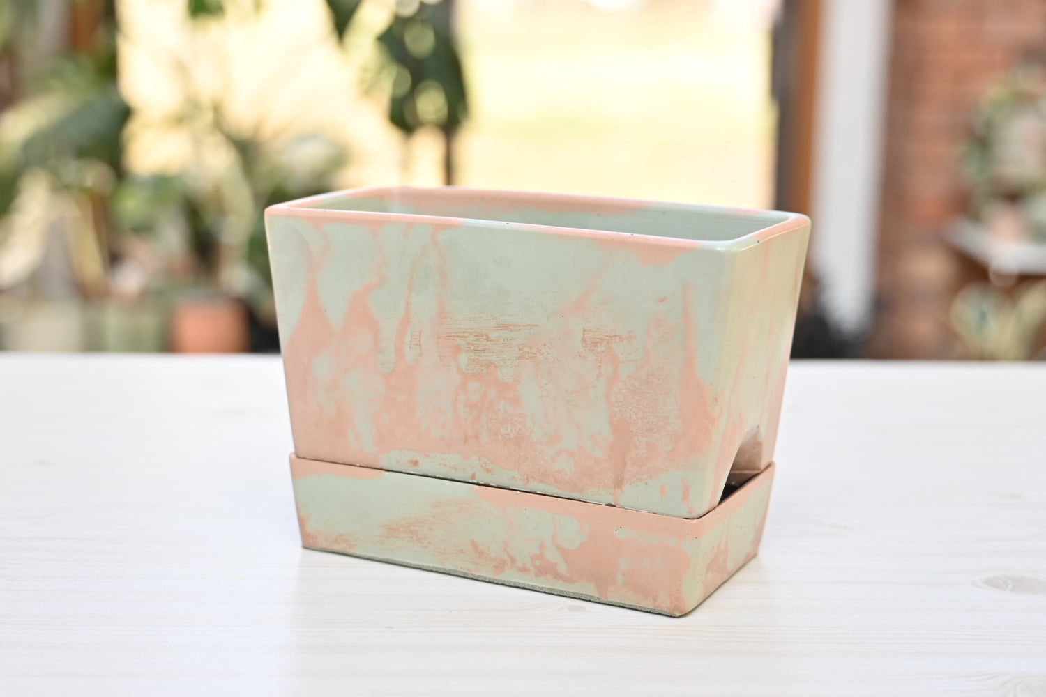 Self Watering Rectangle Planter Box 7X4