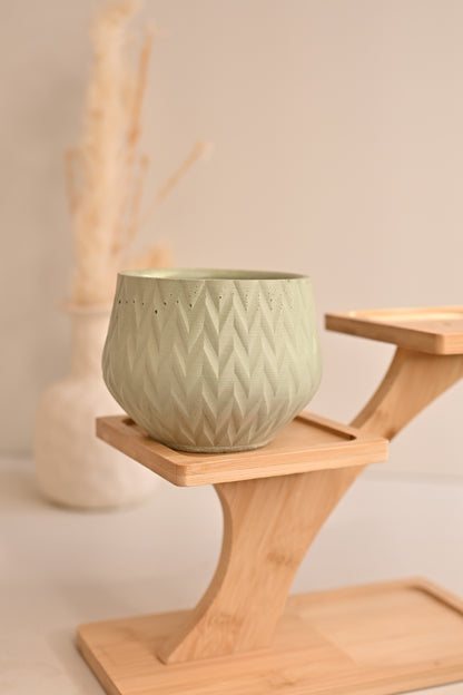 Chevron Pot