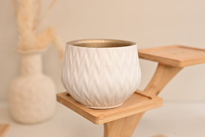 Chevron Pot