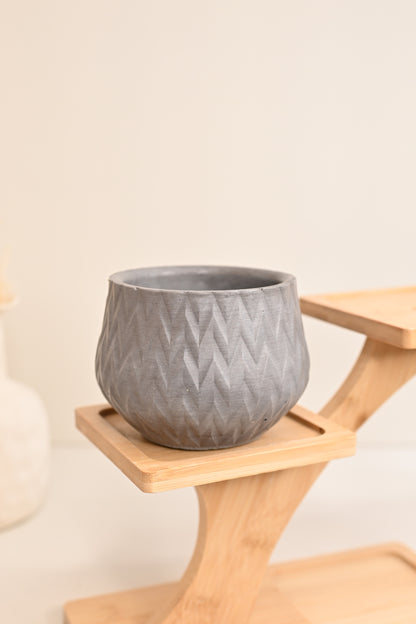 Chevron Pot