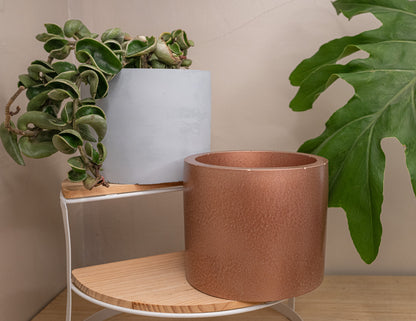 4 inch handmade concrete planter modern indoor pot for houseplant