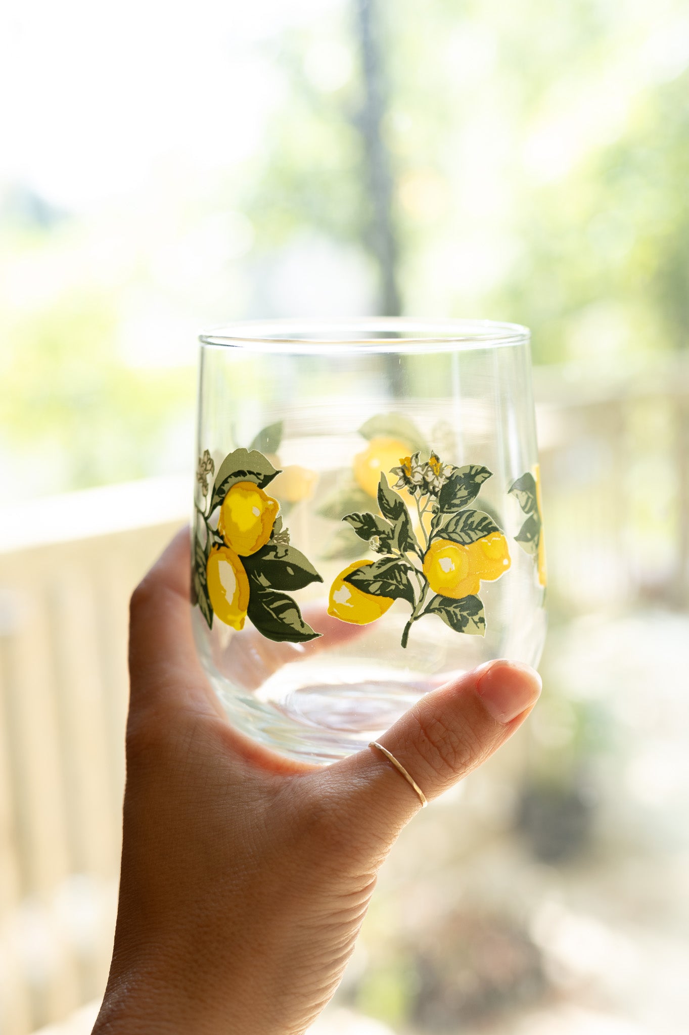 Vintage Lemon Glassware