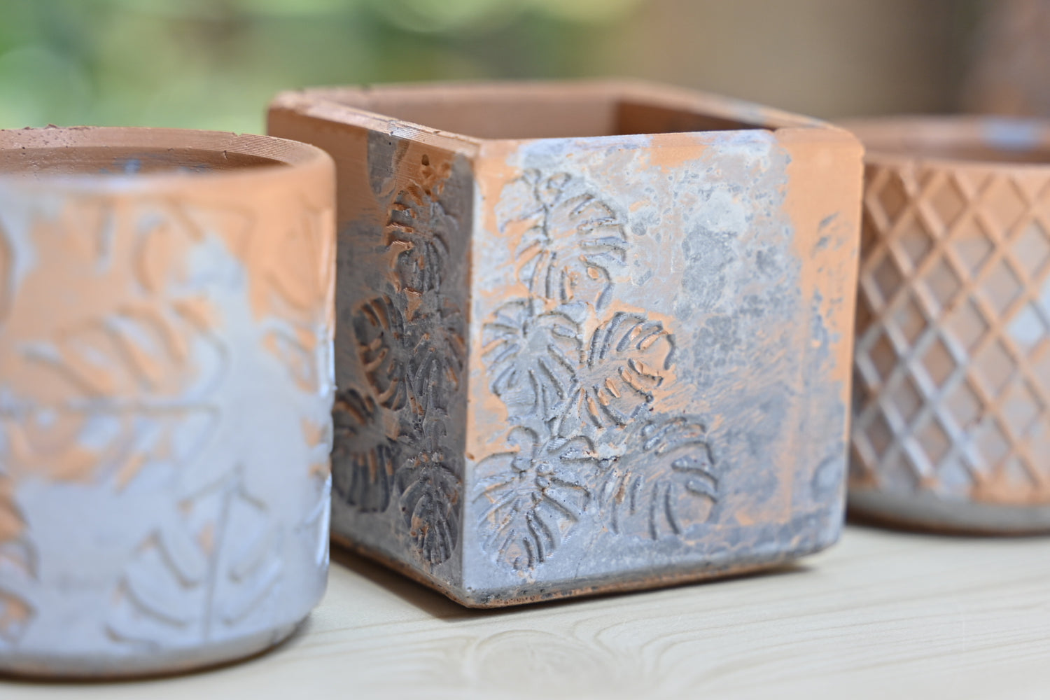 2&quot; Mini Planter Set – 4 One-Of-A-Kind Starter Pots