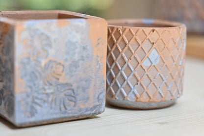 2&quot; Mini Planter Set – 4 One-Of-A-Kind Starter Pots