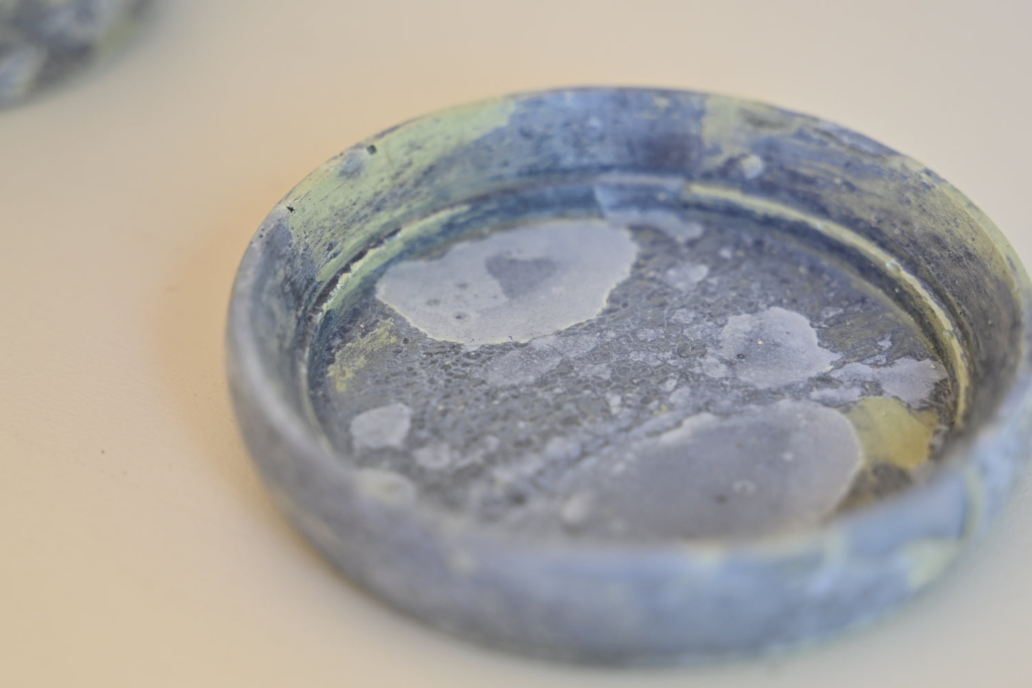 One-of-a-Kind 3&quot; Tilt Pot with Saucer – Sea Foam