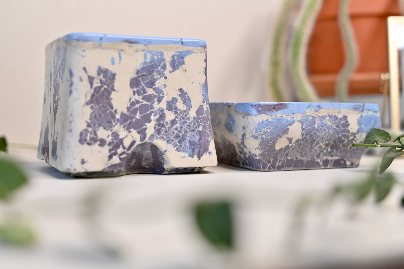 handmade self watering pot for plant collectors 