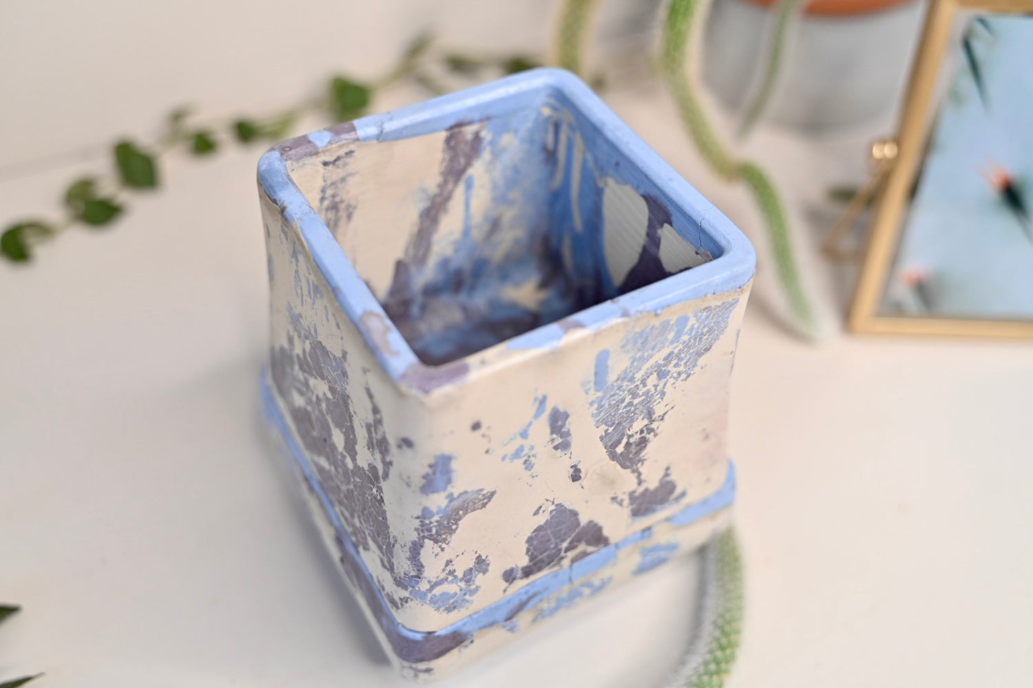 handmade self watering pot for plant collectors 