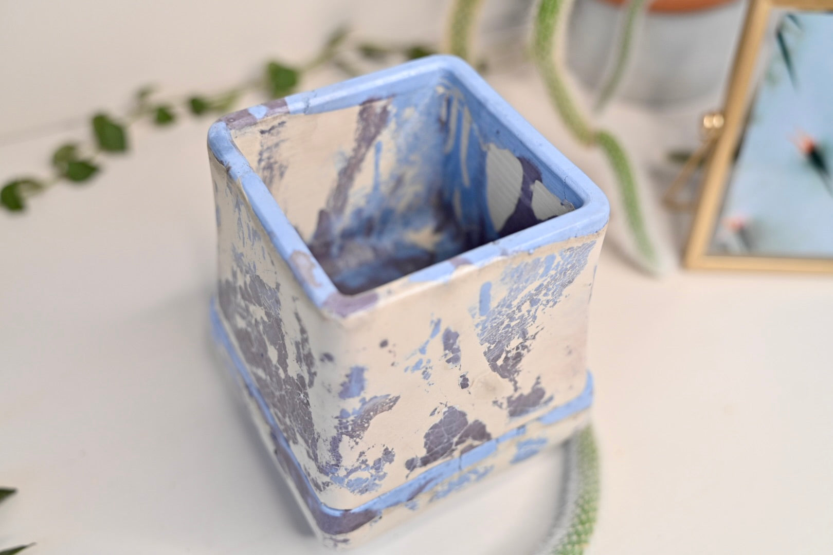 handmade self watering pot for plant collectors 