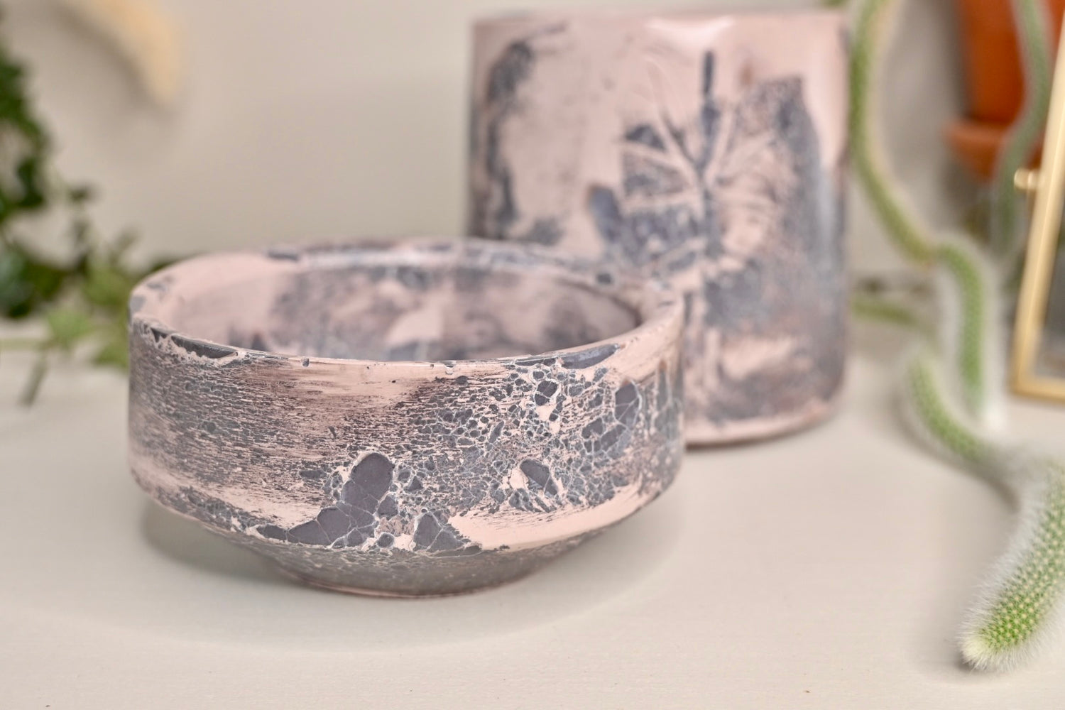 Tall Self-Watering Alocasia Planter Unique