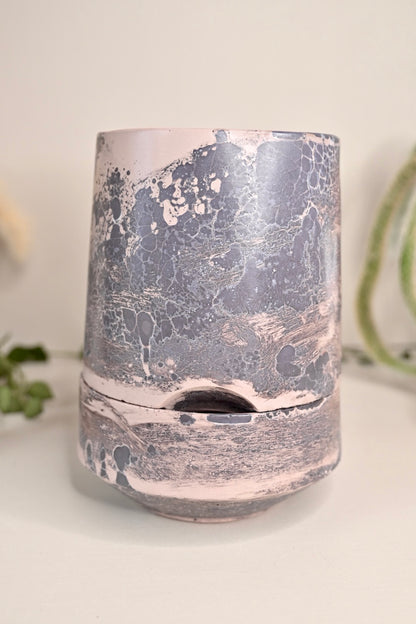 Tall Self-Watering Alocasia Planter Unique