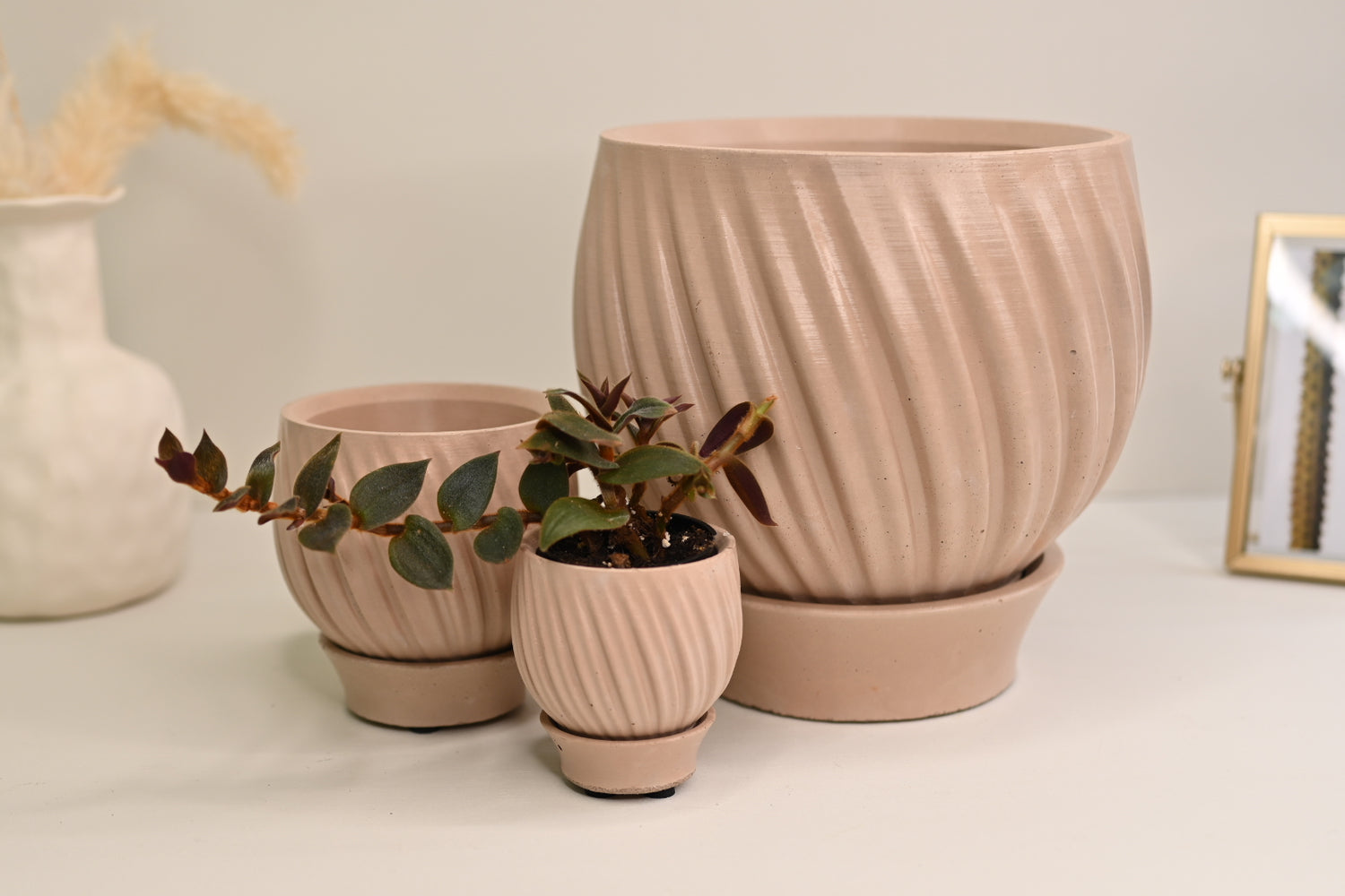 terracotta tan beige boho minimalist pot designer planter wholesale pottery