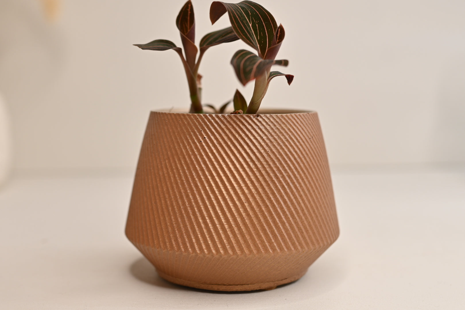 copper pot unique handmade planter with drain hole wholesale pottery for plants