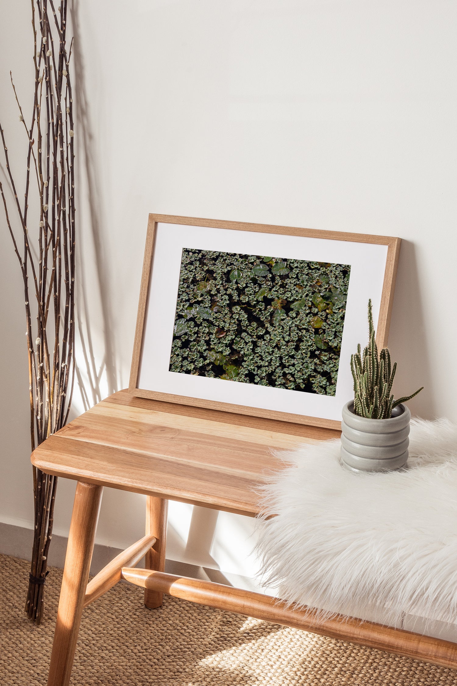 Lily Pad, Lily Pad - Moody Modern Abstract Botanical Art Print