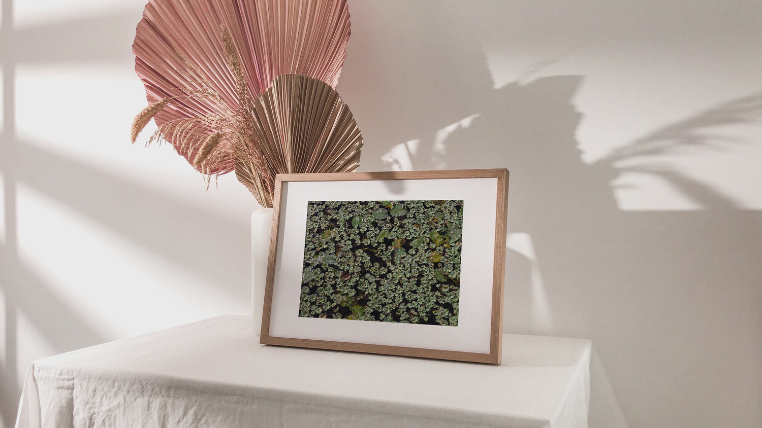 Lily Pad, Lily Pad - Moody Modern Abstract Botanical Art Print