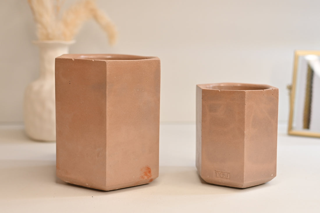 terracotta planter wholesale concrete plant pots unique handmade pottery with drain hole 