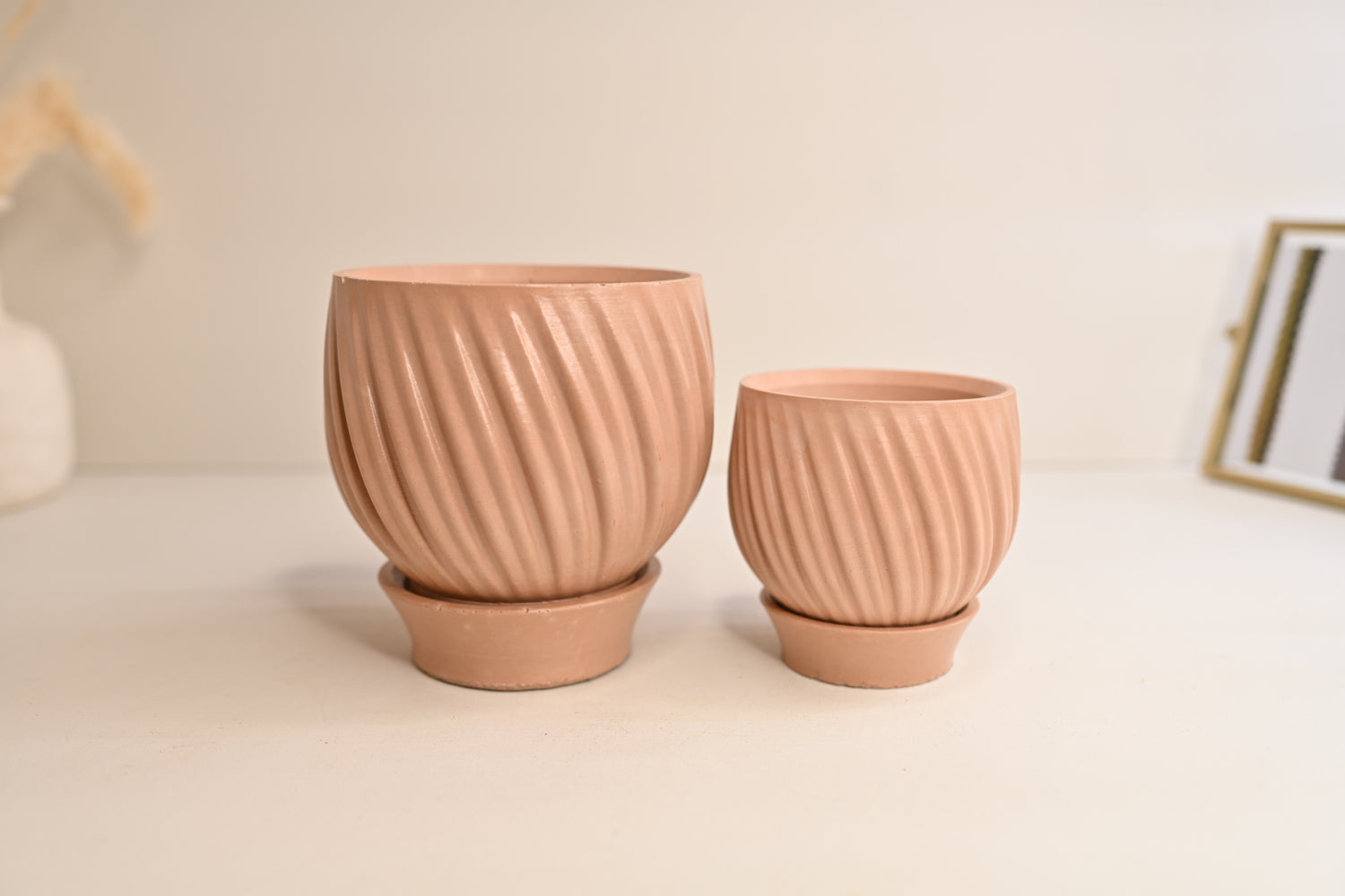 handmade terracotta pots with saucer made in america nfuwi3t