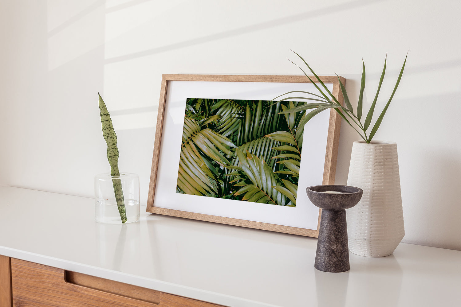 Tropical Leaves Art Print - Verdant Love